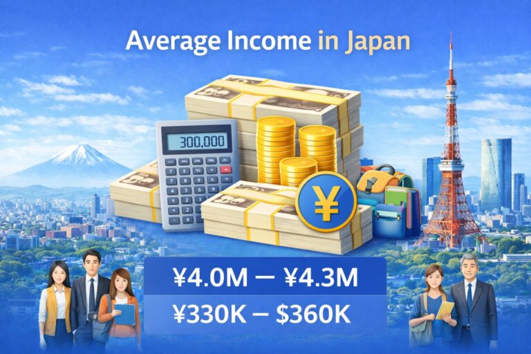 Average Income in Japan (2026 Guide) - Japan Real Talk